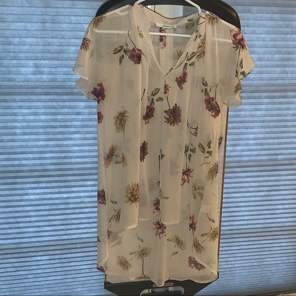 Floral Sheer top